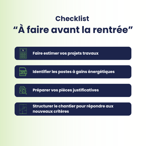 checklist prime renov