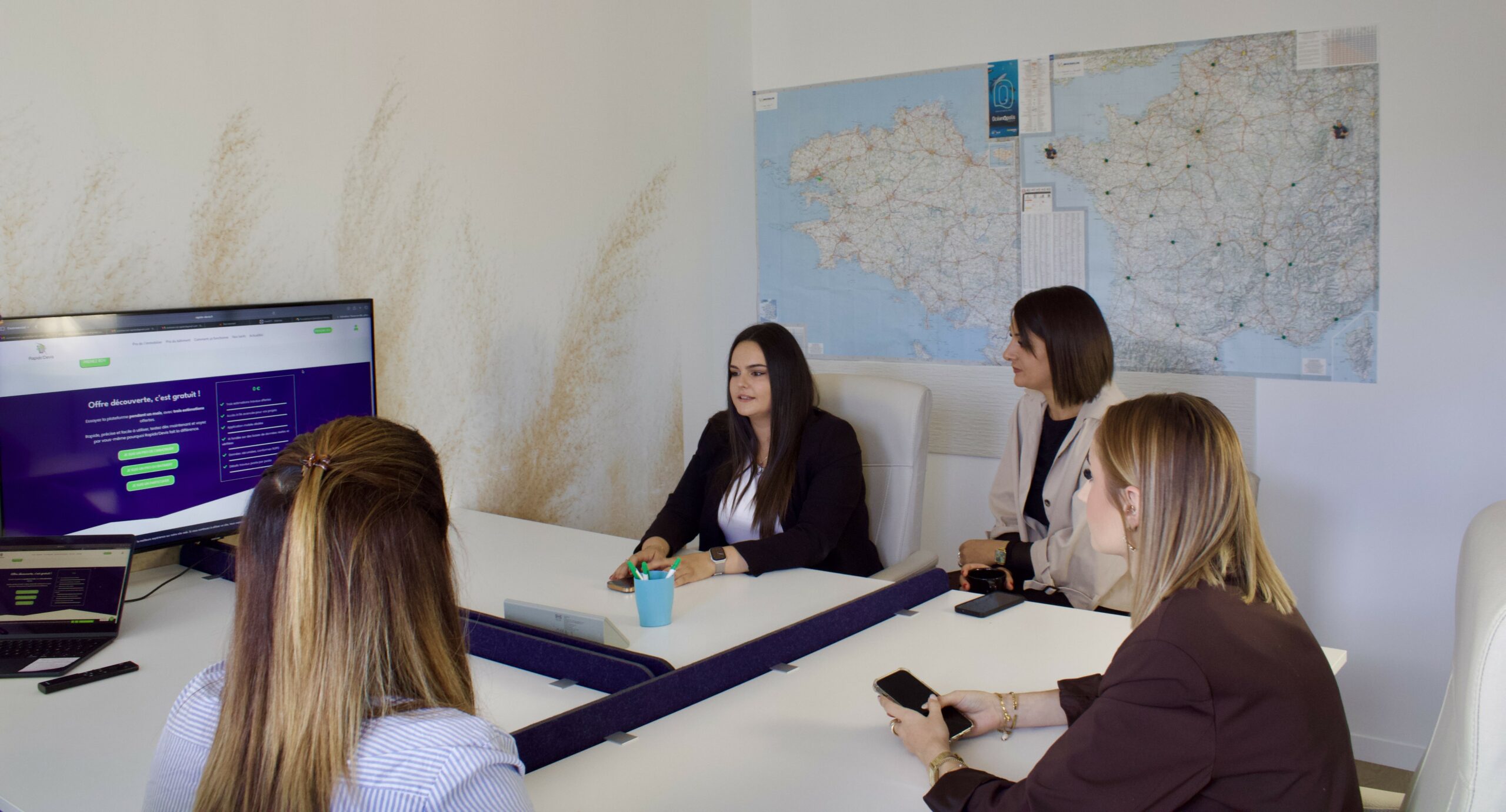 équipe commerciale rapido devis