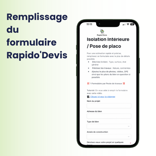 remplissage formulaire